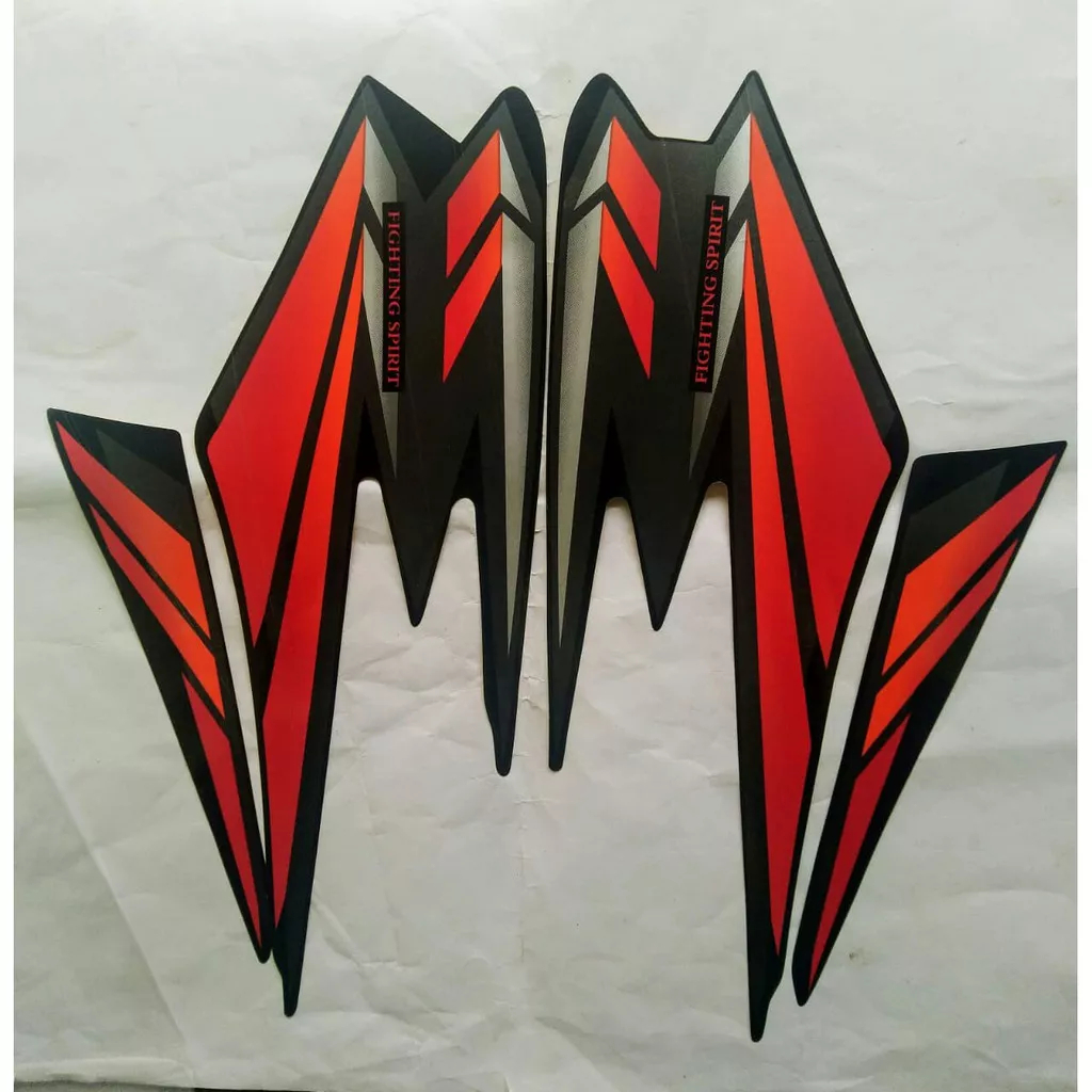 stiker striping yamaha rx king 2002 hitam lis body standar original