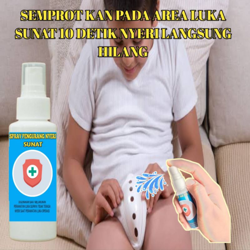 SPRAY BIUS UNTUK NYERI PASCA SUNAT 5 DETIK NYERI HILANG DIJAMIN