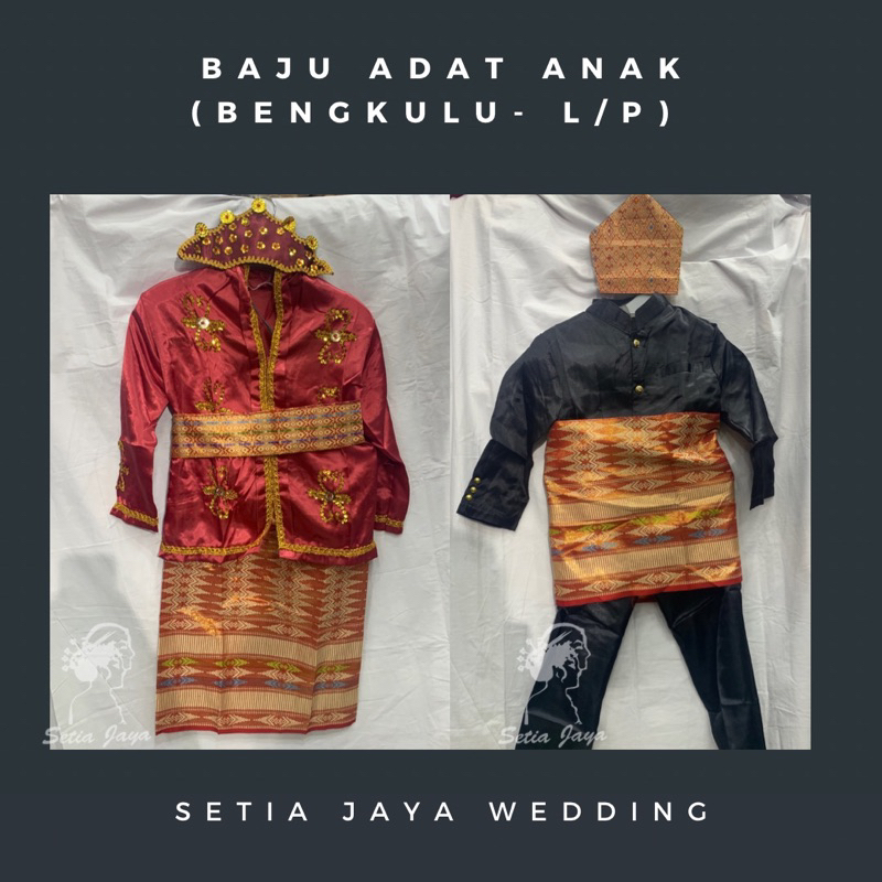 Baju Anak Bengkulu SD / Kostum Karnaval/ Tarian