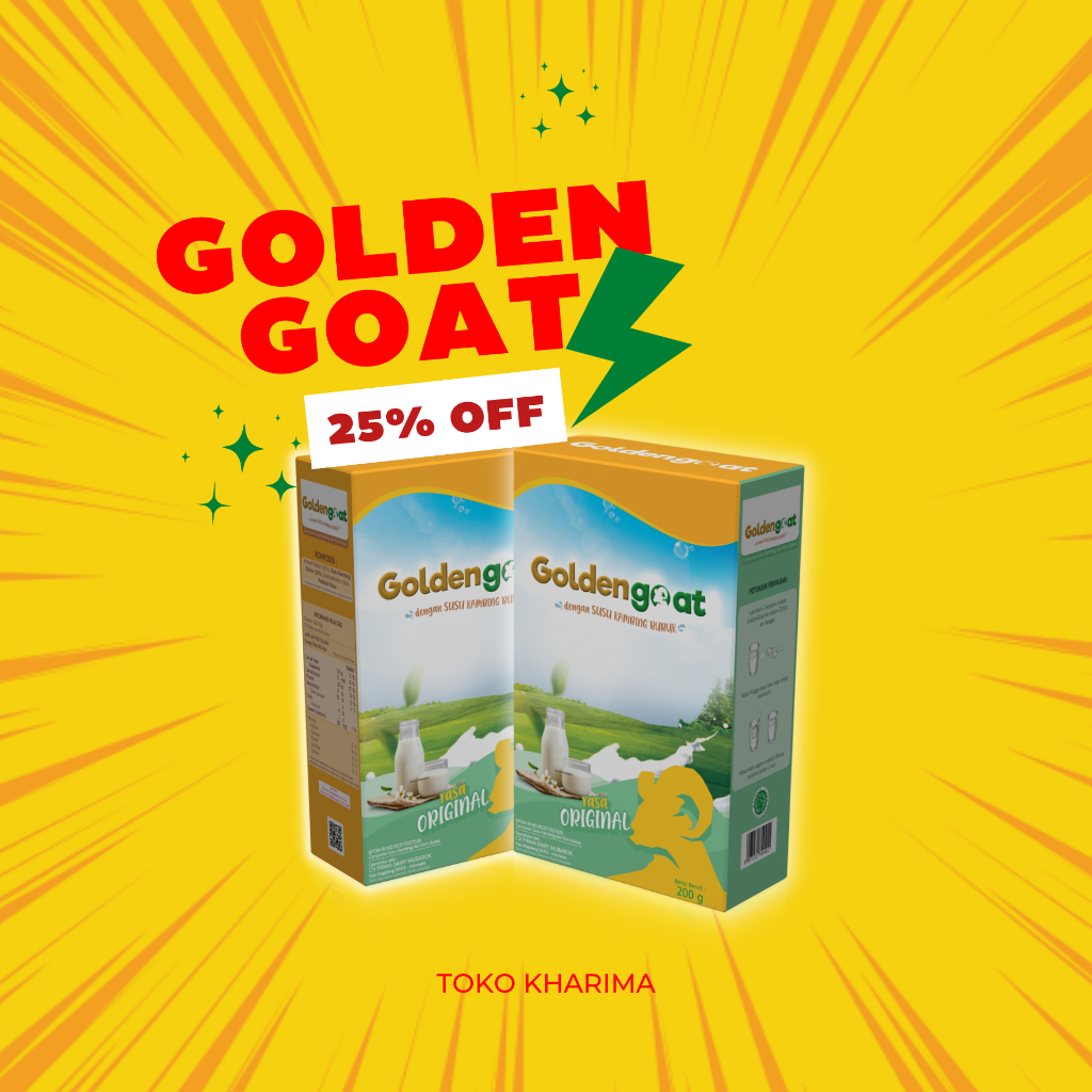 

[ 4 Box ] Susu Kambing GOLDEN GOAT Bantu Jaga Kesehatan Tulang & Persendian