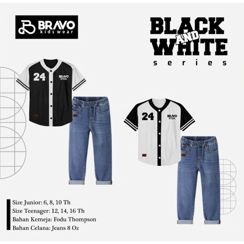 Set Black and White Series by Bravo Kidswear