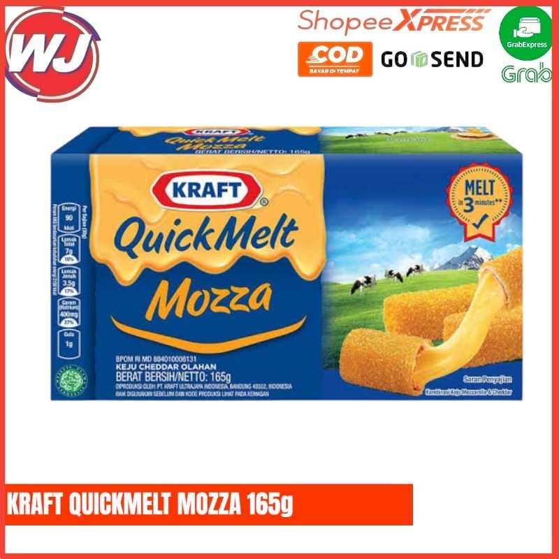 

KRAFT QUICK MELT MOZZA 165g