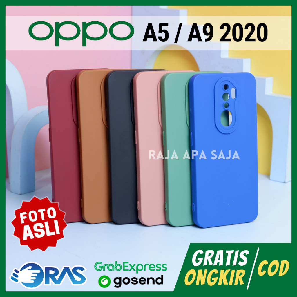 Soft Case OPPO A5 A9 2020 Silicon Cover Casing Kesing Karet Pelindung HP Pro Cam
