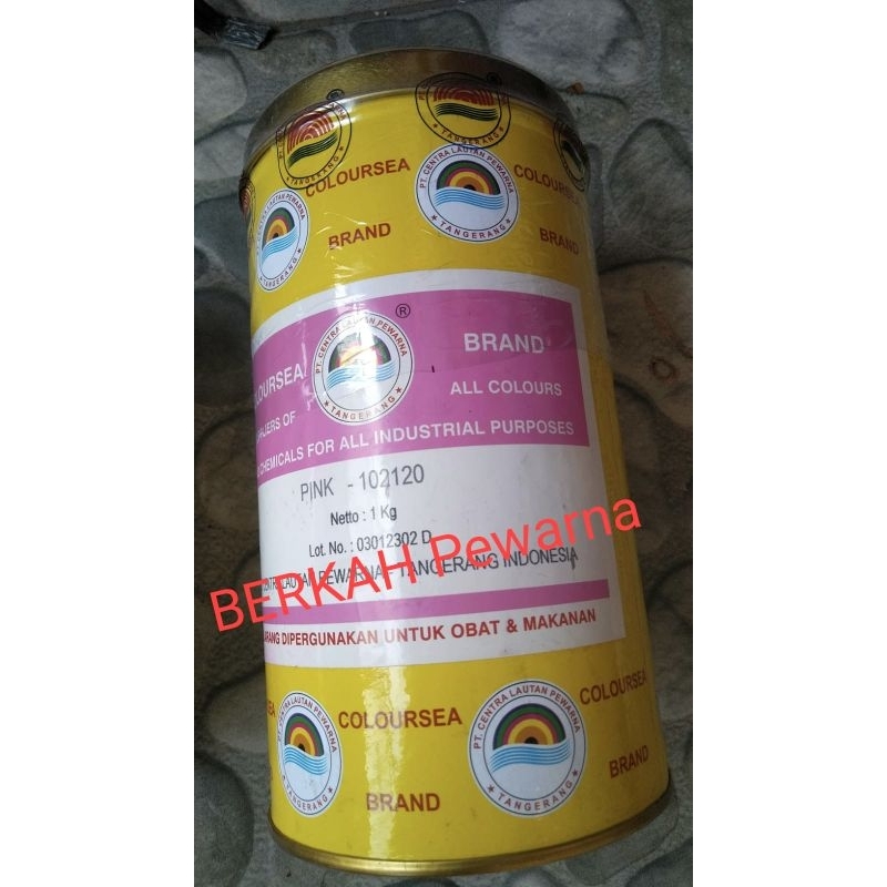 Pewarna sabun pink-102120 (larut dlm air) berat 1kg merek coloursea
