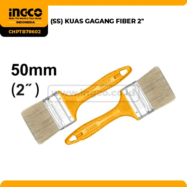 

Kuas Cat 2" Inch INGCO CHPTB78602 Tembok Besi Minyak Kayu Paint Brush