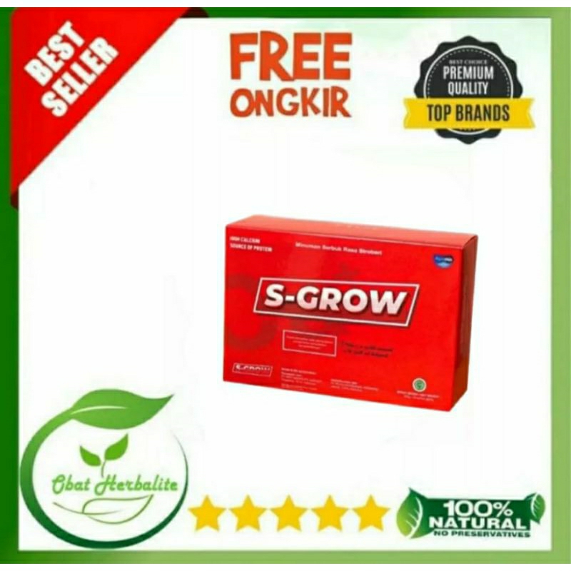 S Grow Asli Sumplemen Susu Peninggi Badan