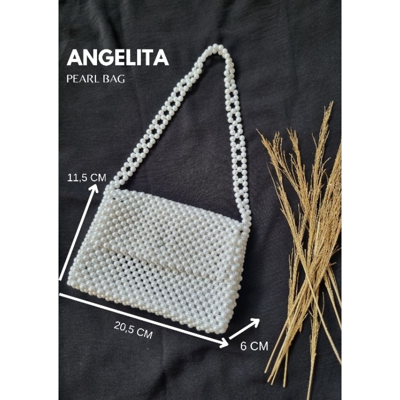 ANGELITA Pearl Bag (Tas Manik Manik / Tas Monte)