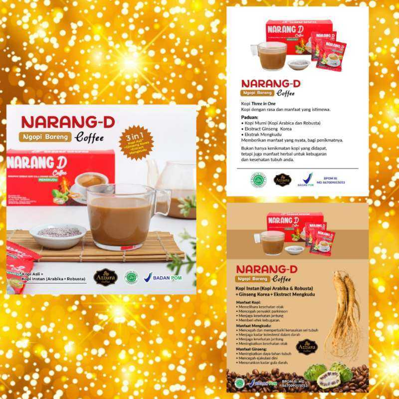 

Kopi 3 In 1 Narang D Coffee Kopi Narang D dari AZZURA