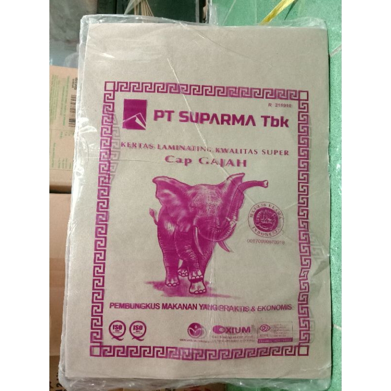 

Kertas Nasi Cap Gajah isi 250 lembar