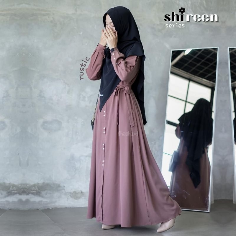 SHIREEN DRESS BY ShaSha/GAMIS MUSLIM WANITA