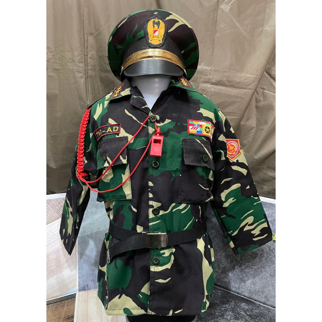 Seragam Profesi TNI Anak - Seragam TNI Anak - TNI Cilik - Kostum Anak
