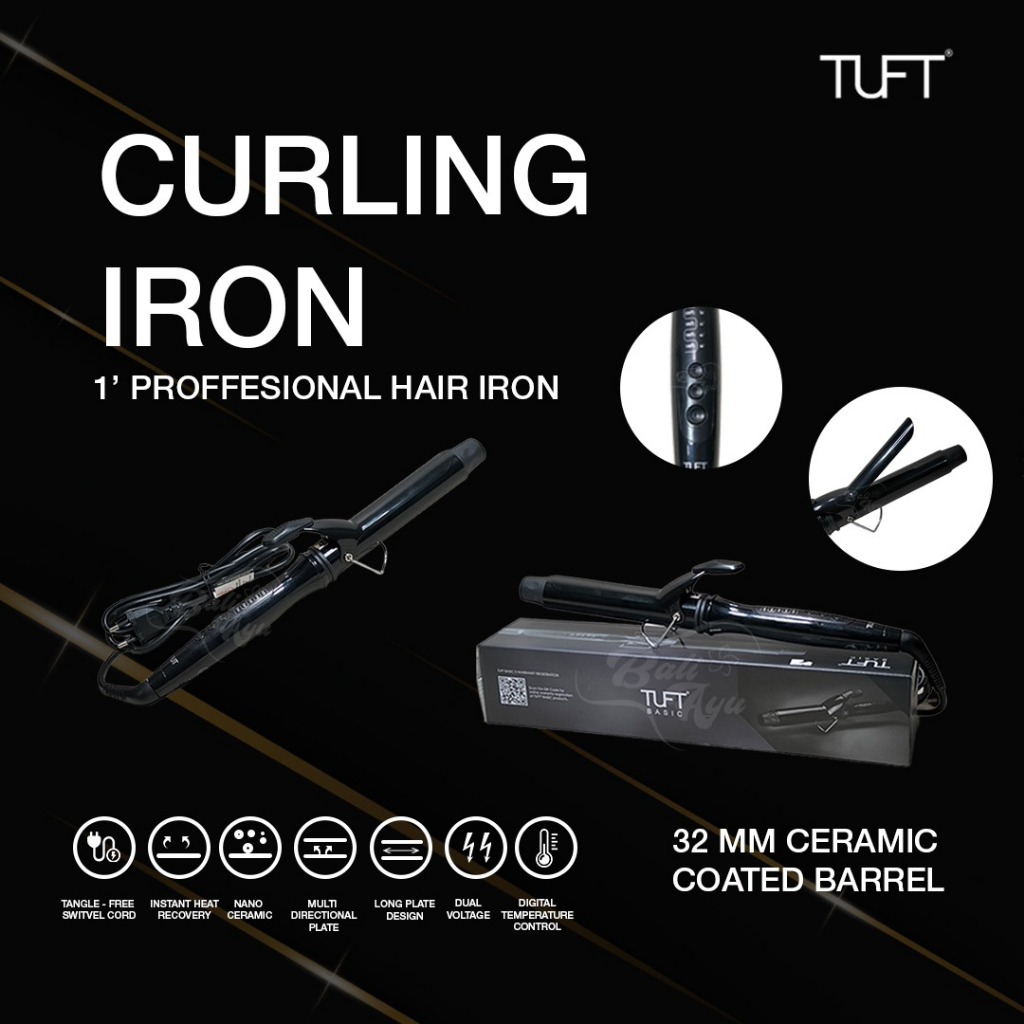 TUFT Hair Curly Iron BASIC Catok Rambut Pengeriting Rambut