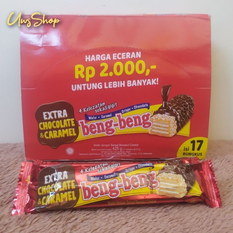 

Beng Beng Wafer Coklat 1 Dus 17 Pcs @25gr