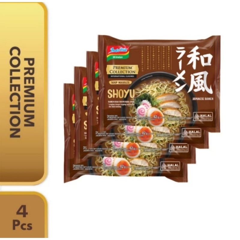 

Indomie Premium Collection Shoyu Ramen 4Pc