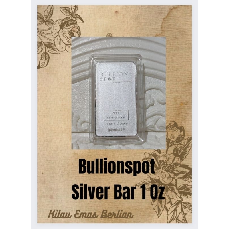Bullionspot Silver Bar 1 Oz / Silver Bar Bullionspot 1 Oz
