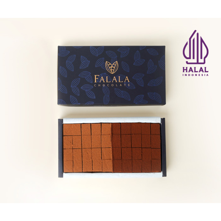 Falala Hazelnut & Dark (Mix) Chocolate | Japanese Nama Chocolate Premium Bali