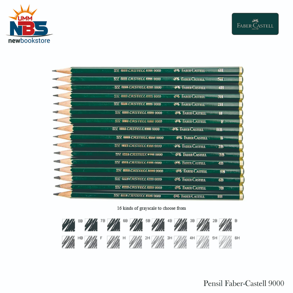

Faber Castell - Pensil Faber Castell 9000 / LENGKAP