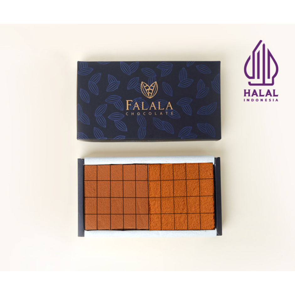 Falala Hazelnut & Caramel (Mix) Chocolate | Japanese Nama Chocolate Premium Bali