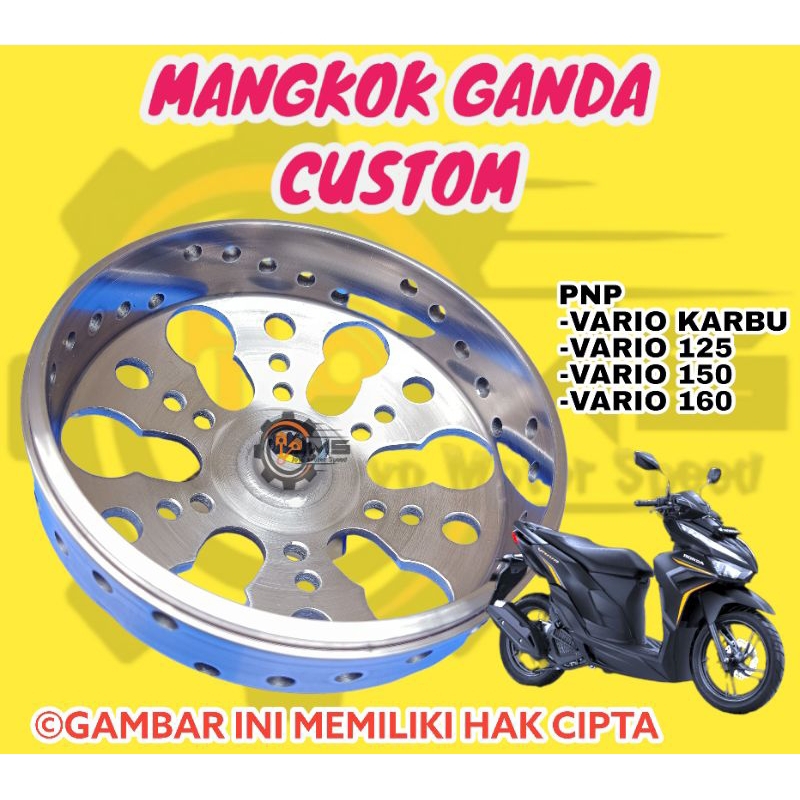 MANGKOK GANDA VARIO 125 150 160 ANTI GREDEK