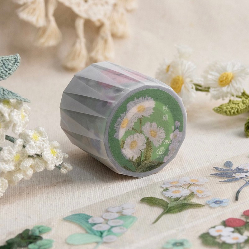 

[Sample] Loi Design Flower Crochet PET Tape