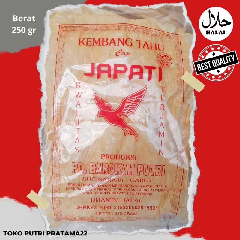 

Kembang Tahu Cap Japati 250gr [HALAL MUI]