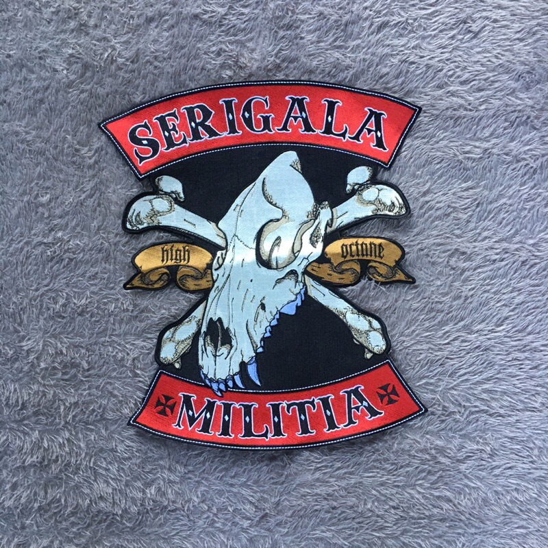 Monggo back patch seringai original resmiii not seringai x burgerkill