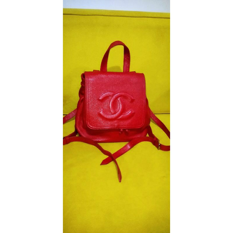 Tas Ransel Brand CHANEL KuLit Asli