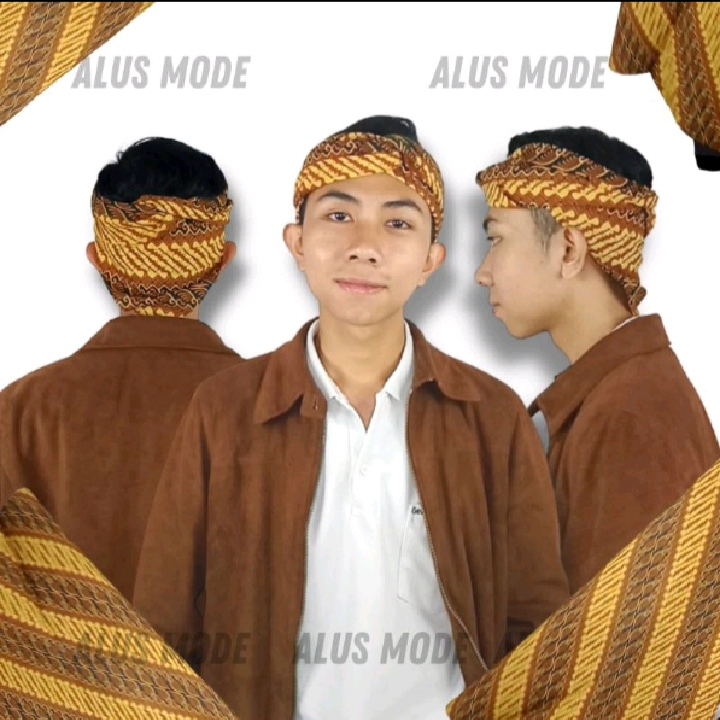 Slayer Ikat Segitiga Iket Kepala Batik Coklat Iket Segitiga Ikat Kepala Sunda Anak Ikat Kepala Sunda