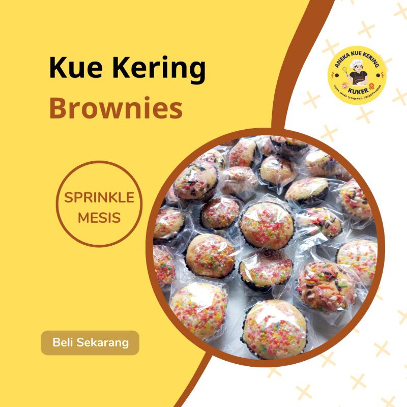 

Kue Kering Brownies 500 gr Manis Gurih Renyah