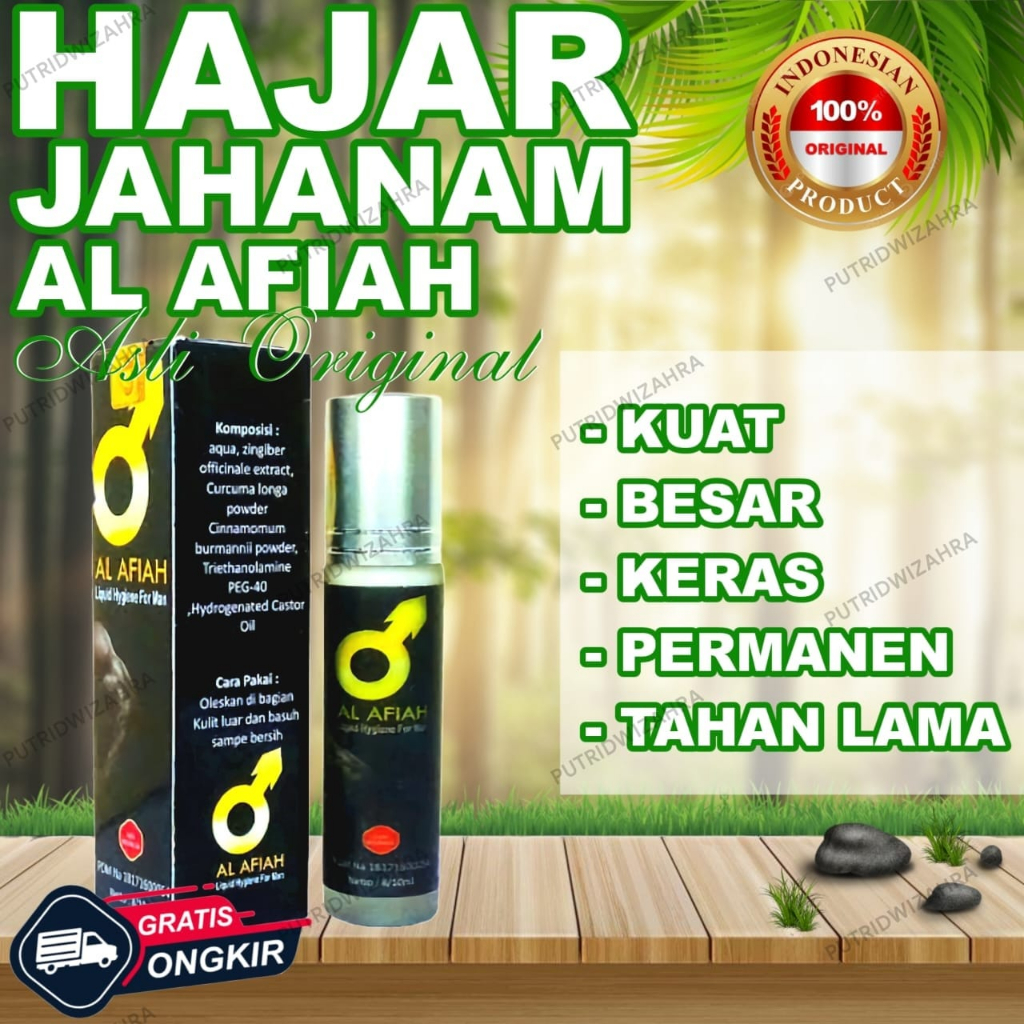 hajar jahanam original 100% al afiah obat kuat