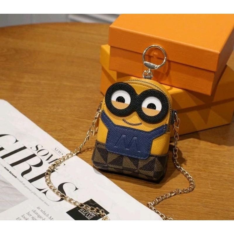 TAS SELEMPANG MINION CUTE/ TAS SELEMPANG MINION ZAMAN NOW
