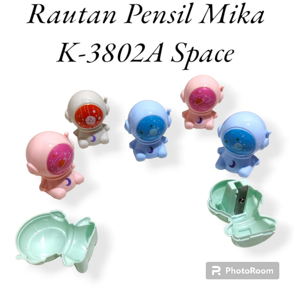 

Serutan Pensil / Rautan Pensil Mika Mini Motif Astronot K-3802A