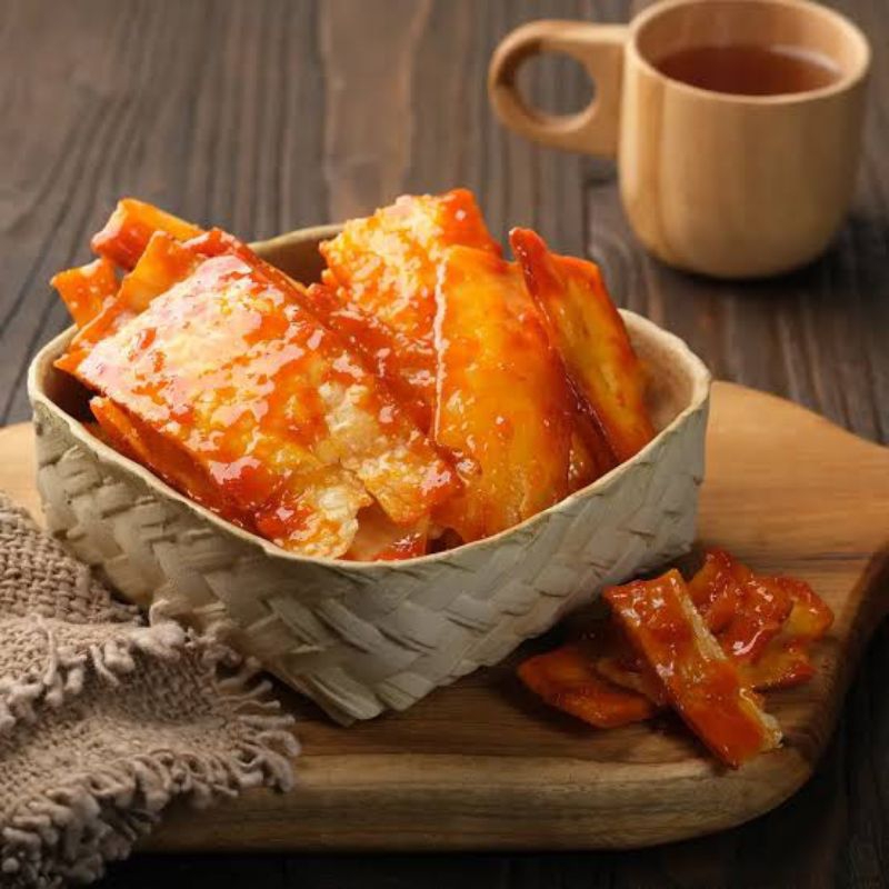 

SANJAI BALADO BUKITTINGGI/KERIPIK SINGKONG PEDAS KHAS SUMATRA BARAT