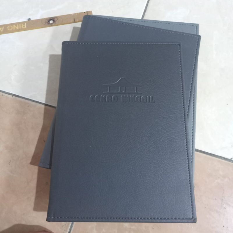 

COVER BUKU MENU Hotel, Resto, Caffe dll uk A5, logo embos tanpa warna