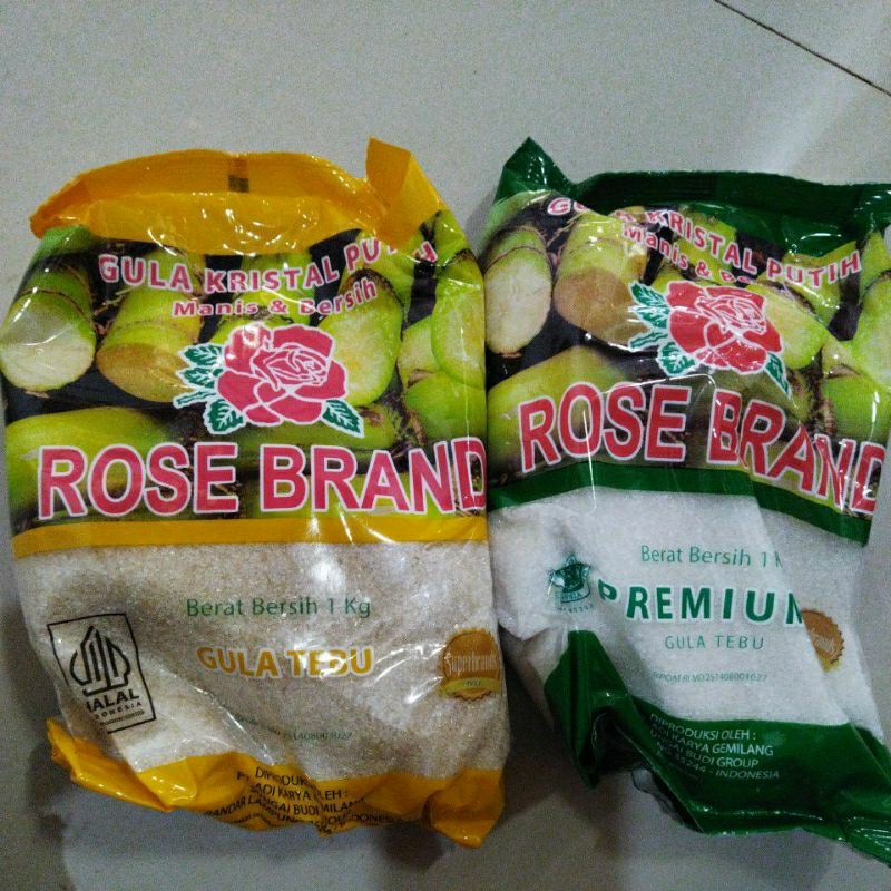 

gula pasir rosbrand dan merk lainnya