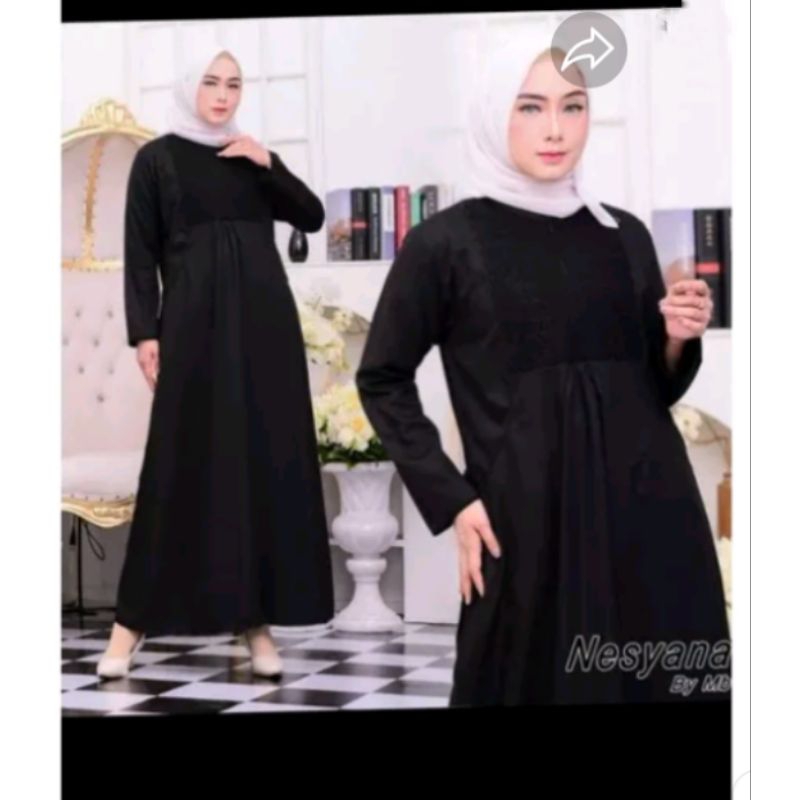 Gamis Syar'i Dress Wanita Nesya