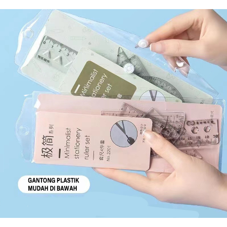 

PENGGARIS PLASTIK 1 SET 4 MODEL / RULER 1SET-EL2030 PENGGARIS SET ISI 4 MODEL PENGGARIS PLASTIK 1 SET GARISAN SET RULES PENGARIS