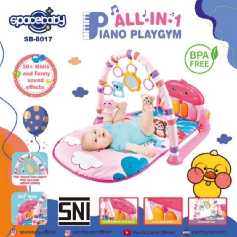 Space Baby Piano Playgym