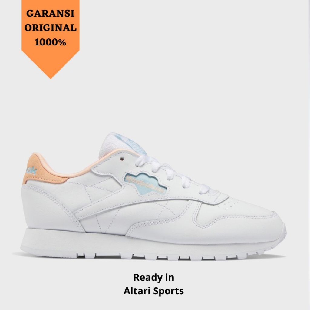SEPATU SNEAKERS WANITA REEBOK CLASSIC LEATHER ORIGINAL ASLI BNIB GY7184