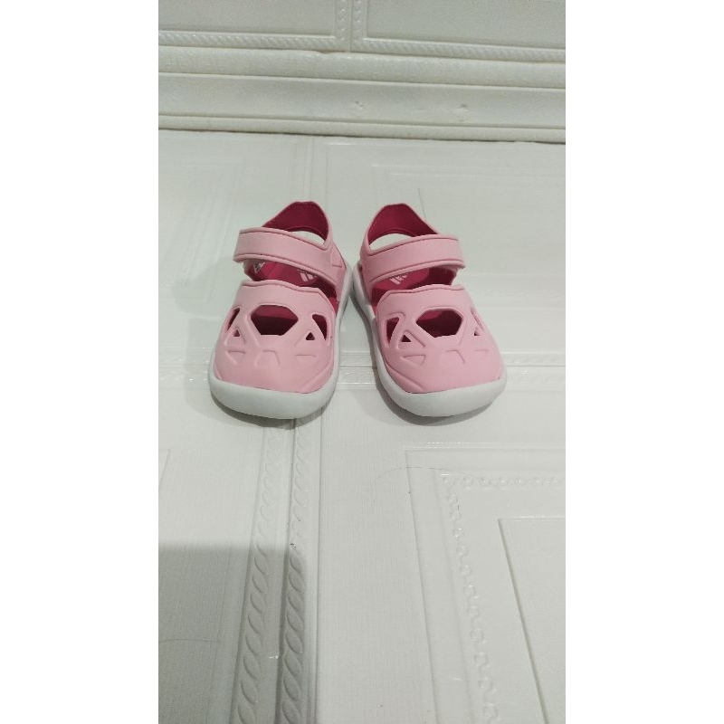 Slipper ADIDAS Anak Balita Original Pink