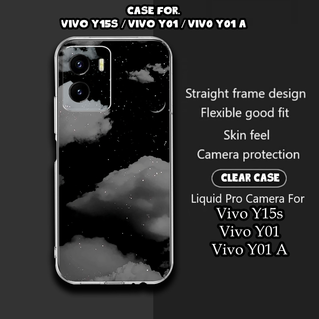 CASE VIVO Y15S / VIVO Y01 / VIVO Y01A MOTIF [AWAN] TERLARIS CASING VIVO Y15S / Y01 / Y01A TERBARU CL