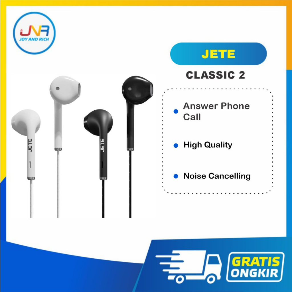 Handsfree / Headset Jete Classic 2 Garansi Resmi
