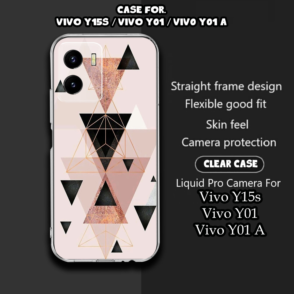 CASE VIVO Y15S / VIVO Y01 / VIVO Y01A MOTIF [MARBLE 2] TERLARIS CASING VIVO Y15S / Y01 / Y01A TERBAR