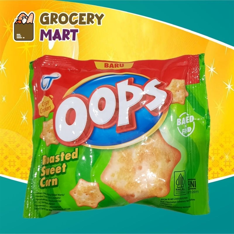 

OOPS Star Crispy Crackers 10gr 1pcs