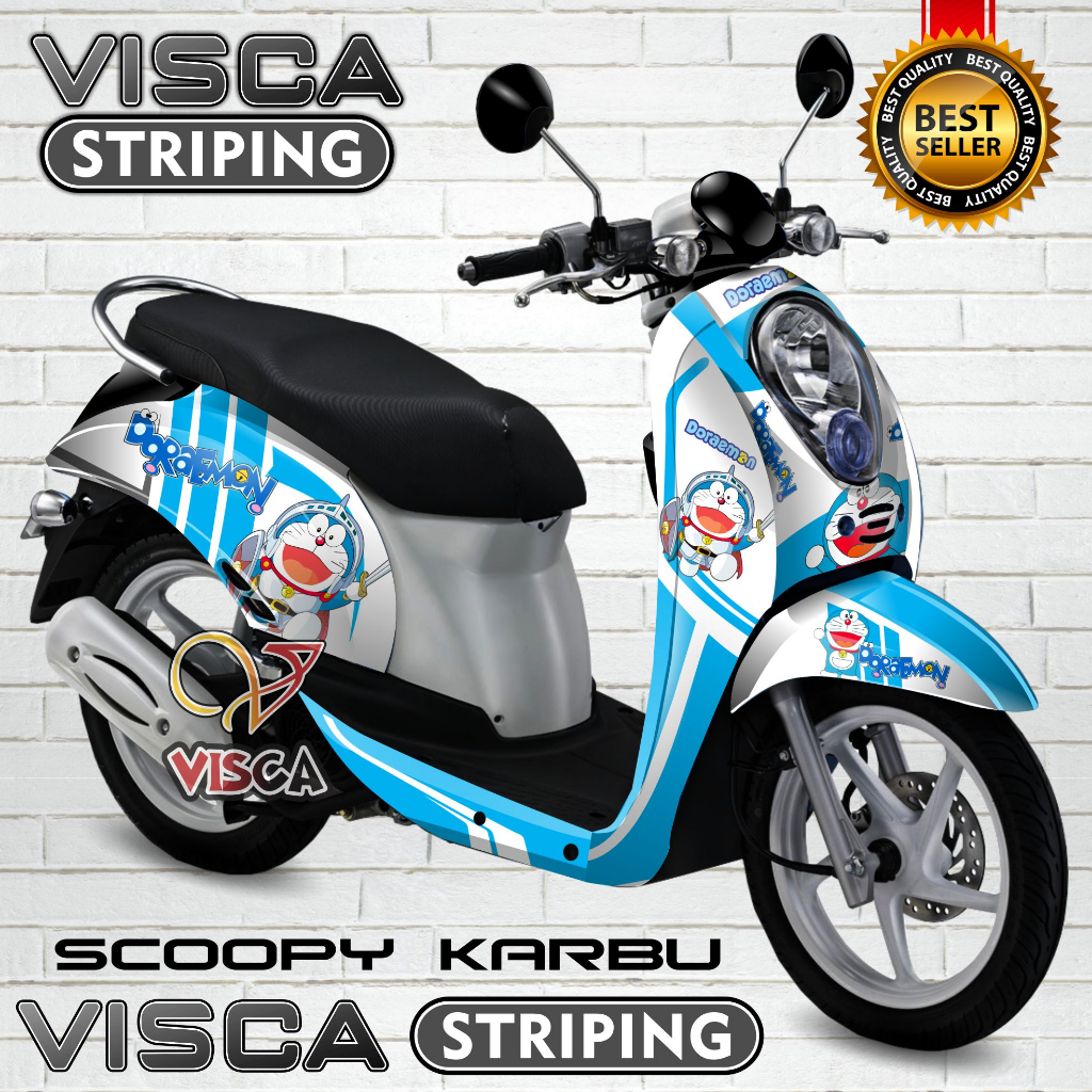 Decal Scoopy Karbu Full Body - Stiker Scoopy Karbu - Dekal Scoopy Karbu Full Body - Striping Scoopy 