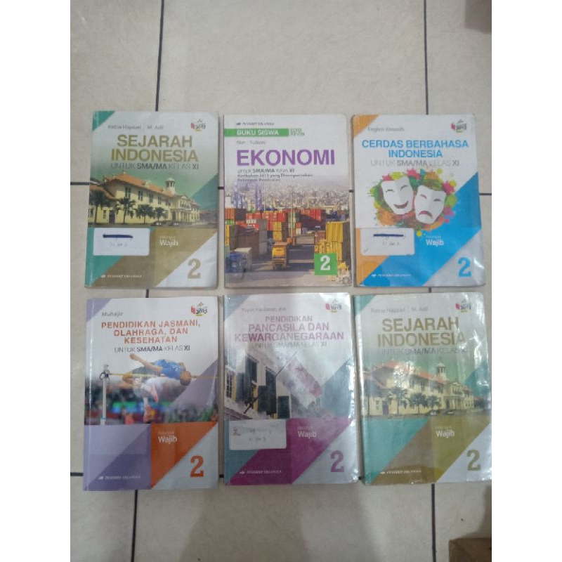 

Buku cetak sma kelas 11 edisi revisi 2013 erlangga bekas preloved sejarah ekonomi bhs indonesia pendidikan jasmani ppkn