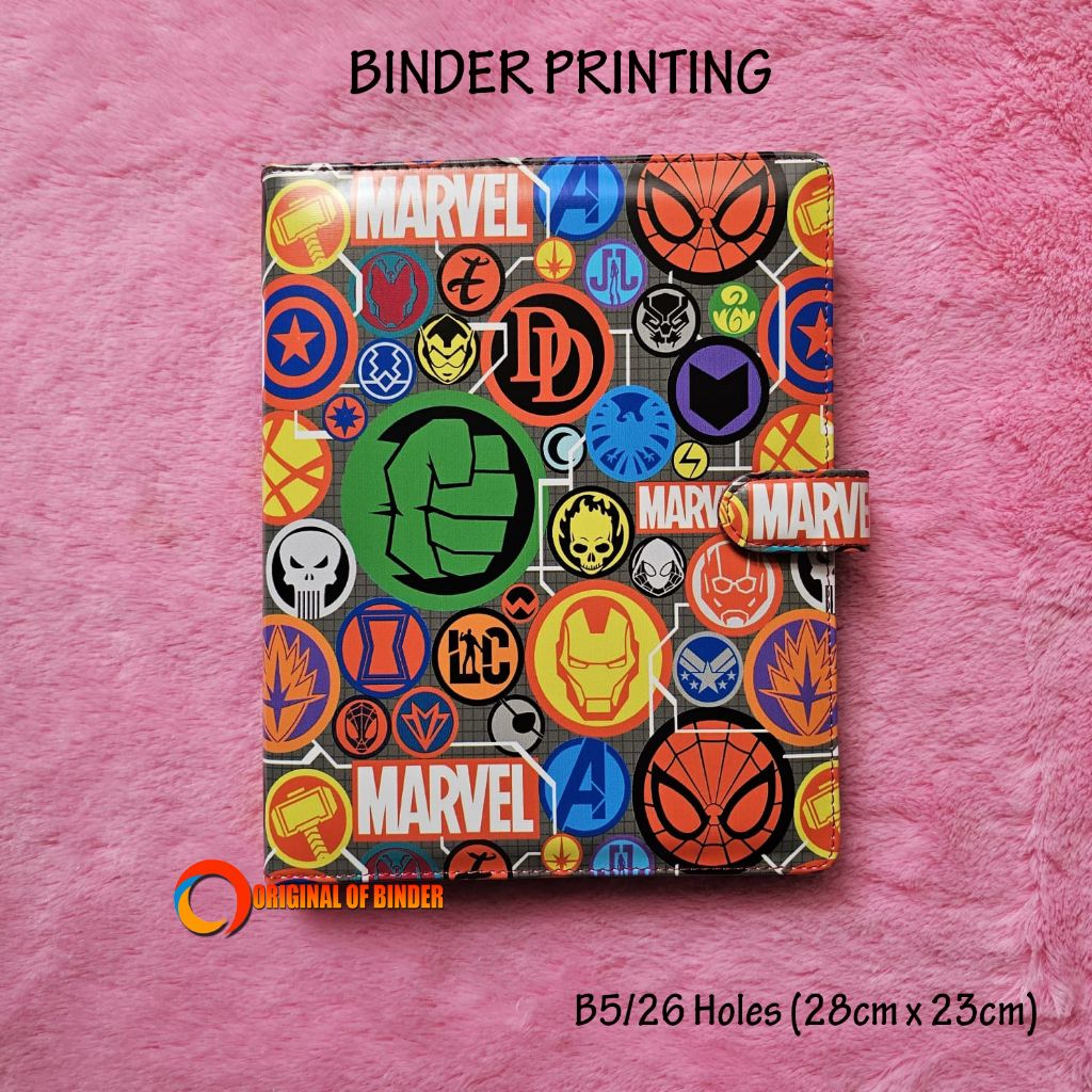

Binder Printing Motip Avenger, Ukuran A5/20 holes & B5/26 holes