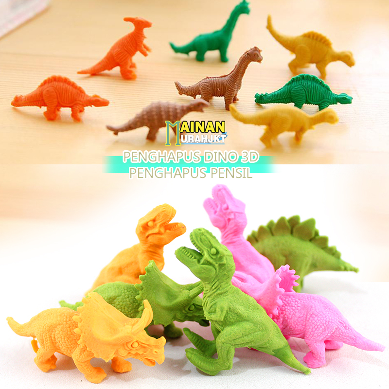 

ATK PENGHAPUS PENSIL DINOSAURUS 3D YATAI YT1199 ERASER PENGHAPUS PENSIL BENTUK DINOSAURUS YATAI
