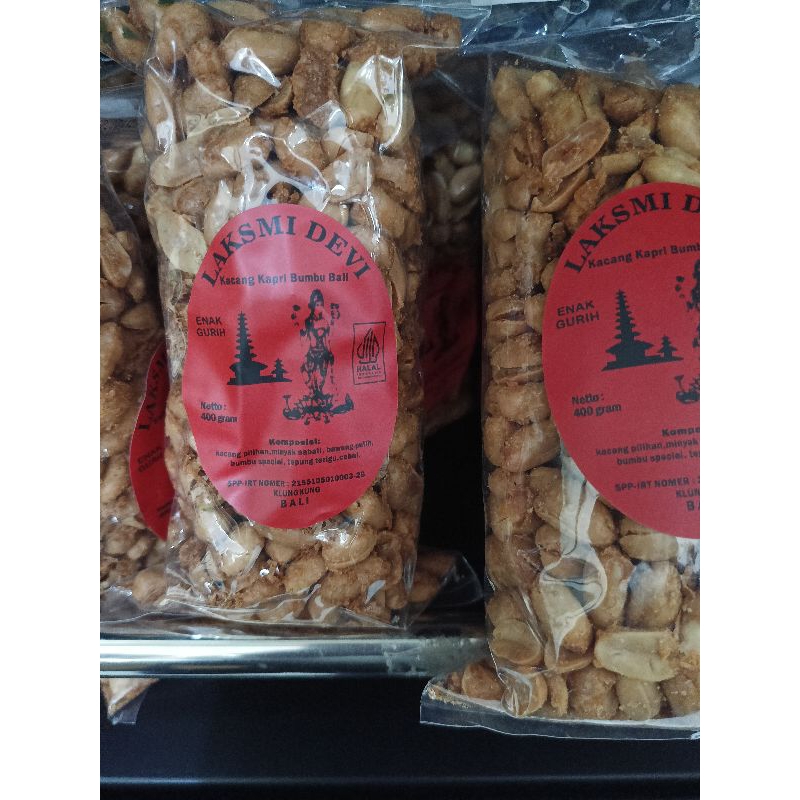 

KACANG BALI KAPRI BUMBU BALI "LAKSMI DEVI" 400gr + BUBBLE WRAP