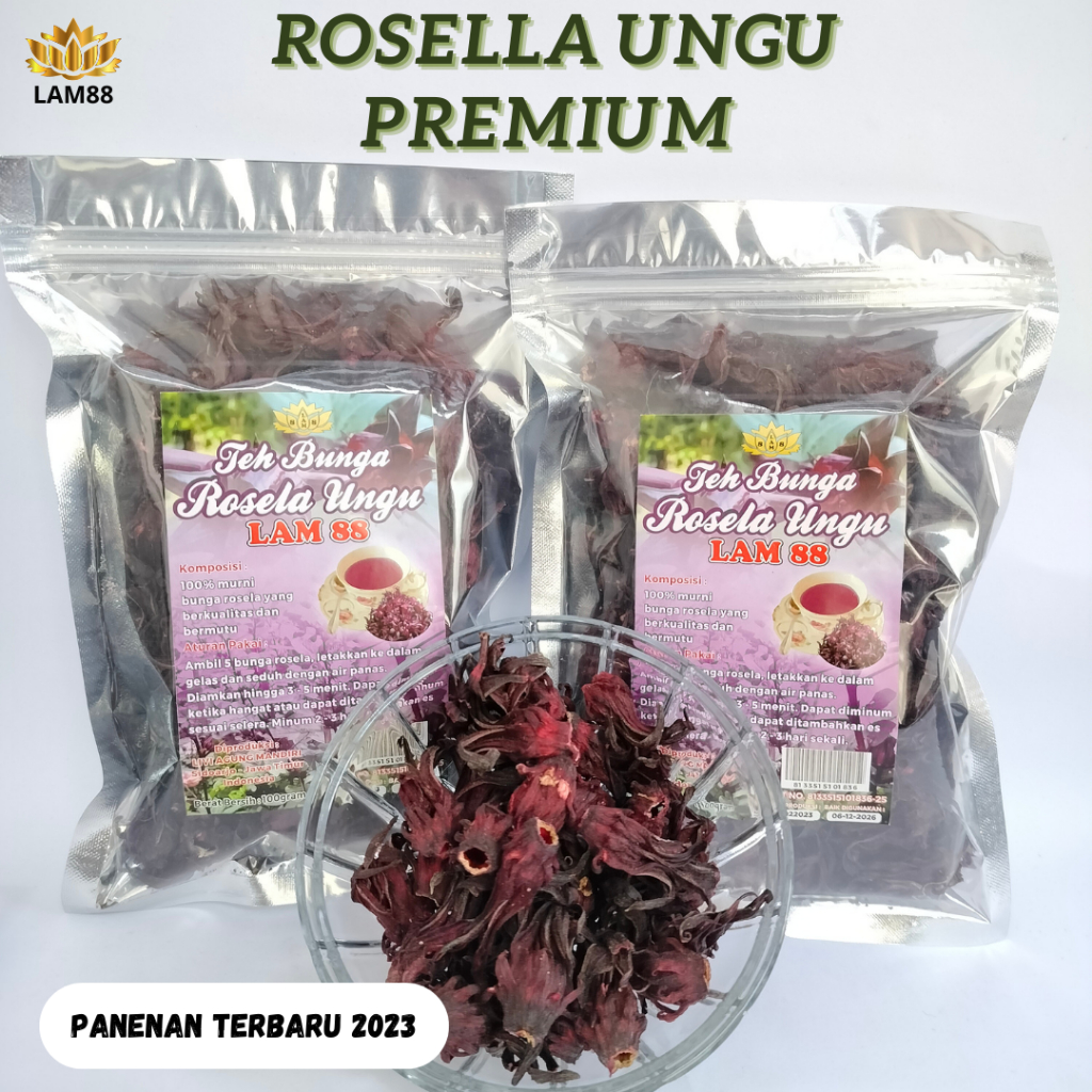 

ROSELLA UNGU KERING PREMIUM